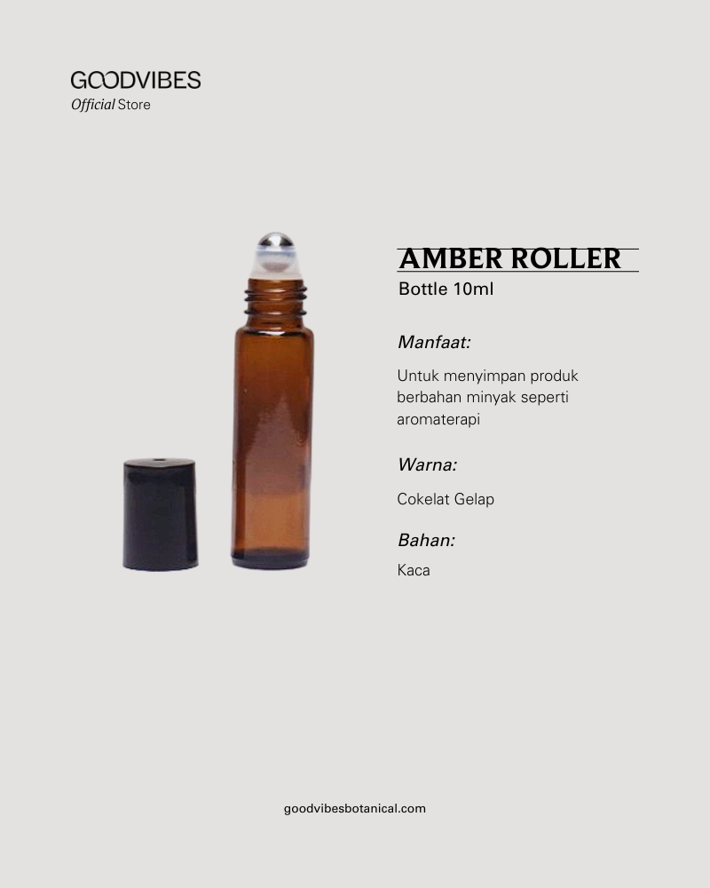 Amber Roller Bottle 10ml